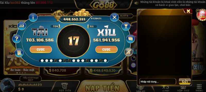 Sân chơi Go88 tài xỉu Go88 tài xỉu